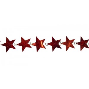 The Holiday Aisle Holographic Star Shaped Christmas Garland THDA7193